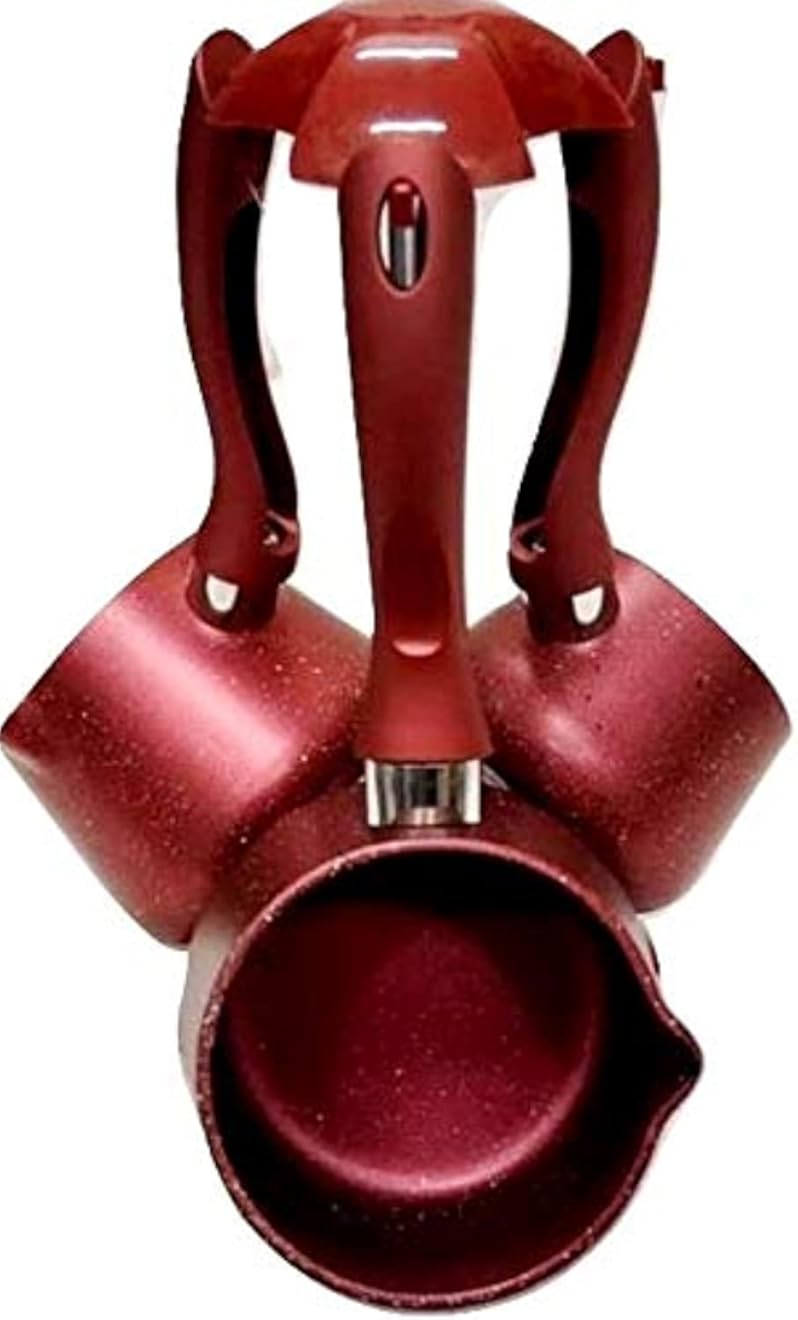 Other Turkish Coffee Kettle, Stovetop Kettle, Granite, Red